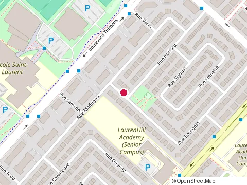 Location of My Beauty By Yamit at Rue Bourgoin, Montréal