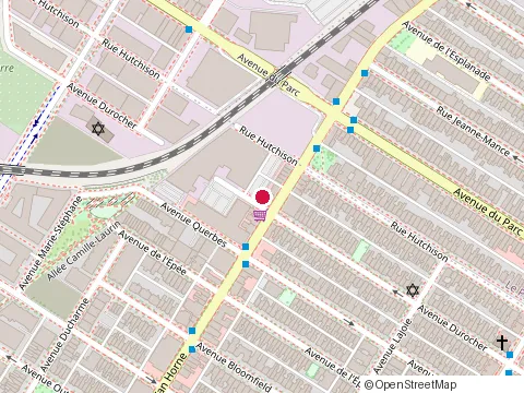 Location of Myers at 1049 avenue Van Horne, Outremont