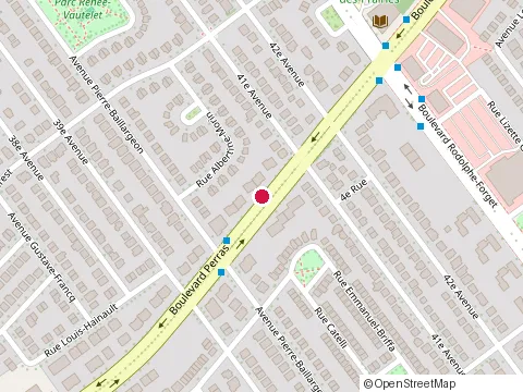 Location of N A at 8900 boulevard Perras, Montréal