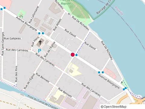 Location of N. Gonthier Excavation at 2425 avenue Bourgogne, Chambly