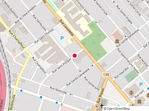 Location of Nadeau Francine at 669, Trois-Rivières