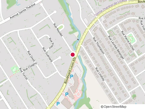 Location of Nadeau S at 516 Rue Naudet, Québec