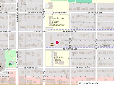 Location of Nadeau S at 4 E Ave E, Amos
