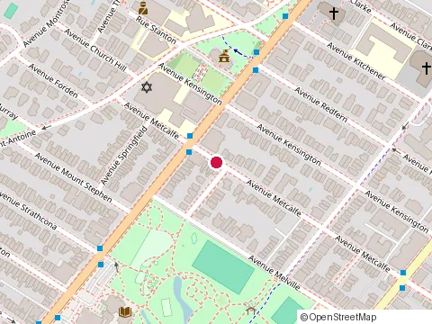 Location of Nadine Boucher at 369 Metcalfe Av, Westmount