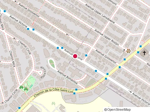 Location of Nafl Properties Inc. at 726 avenue Victoria, Westmount