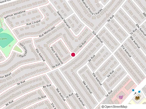 Location of Nakouzi Centre at 537 place Sherwood, Laval