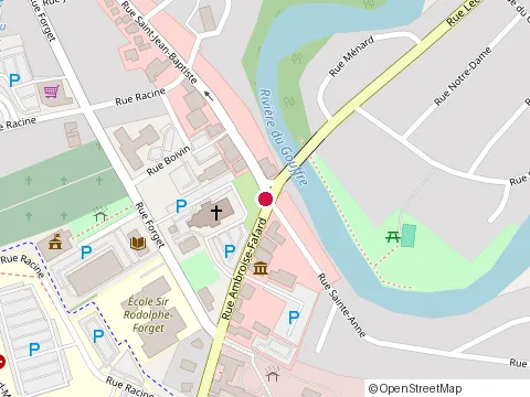 Location of Nancy Lajeunesse at 89 Rue-Sainte Anne, Baie-Saint-Paul