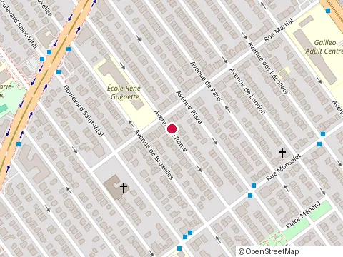 Location of Nathalie Cimon Podologue at 10915 Avenue de Rome, Montréal-Nord