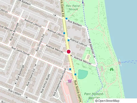 Location of Nathalie Guilbert at 8484 Rue Notre-Dame E, Montréal