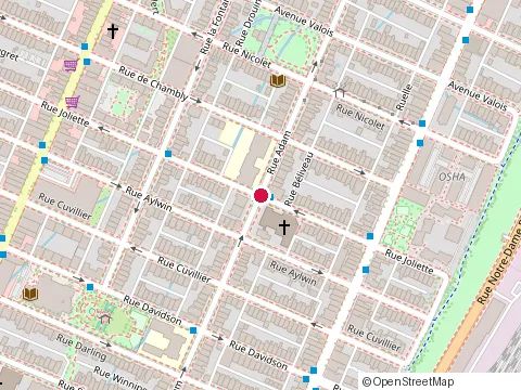 Location of Nathalie Lupien at 1434 Rue Joliette, Montréal