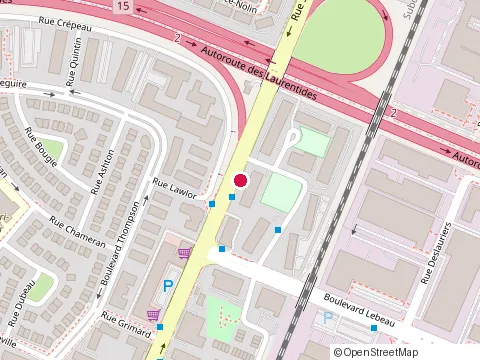 Location of Natlex Inc at 150 Boulevard Cote Vertu Ouest, Saint-Laurent