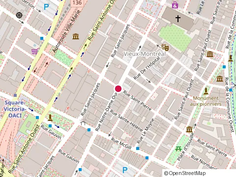 Location of Nault André at 450 Rue Saint-Pierre, Montréal