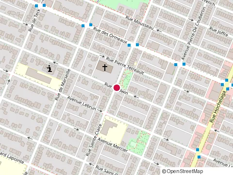 Location of Nb Construction at 8547 Rue Sainte-Claire, Montréal