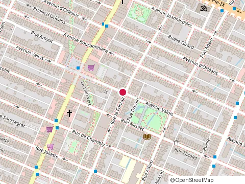 Location of Nb Rénovation at 1845 Avenue Valois, Montréal
