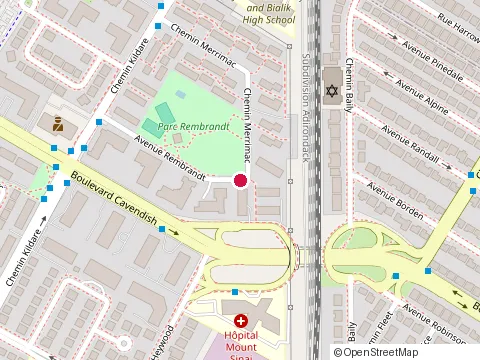 Location of Ncb Construction at 5700 avenue Rembrandt #808, Côte Saint-Luc