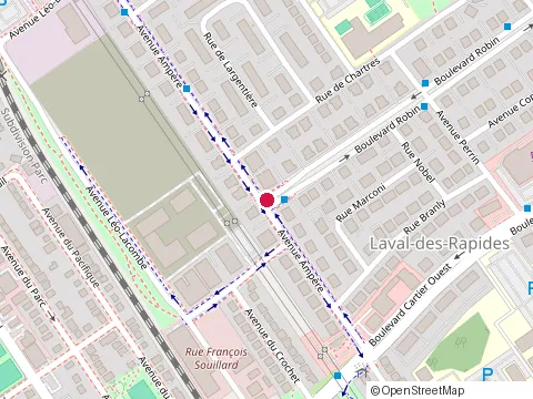 Location of Nd Services Conseils at 2-510 boulevard Robin, Laval