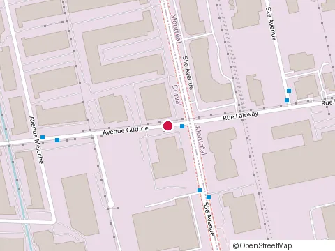 Location of Nestle Canada Inc at 20 Guthrie, Dorval