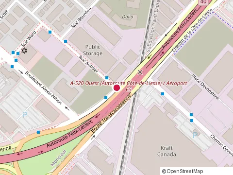Location of Network Maintenance Inc at 150 Rue Authier, Saint-Laurent