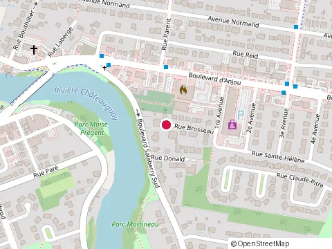 Location of Nevala at 10 Rue Brosseau, Châteauguay