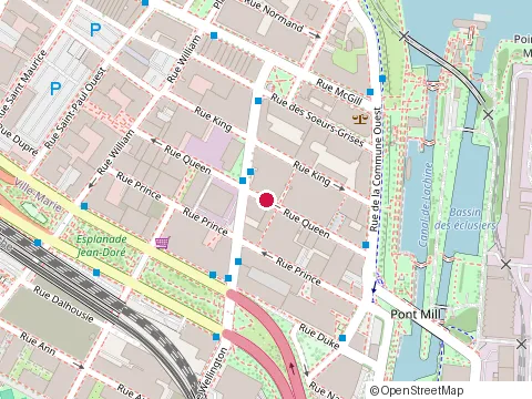 Location of Nevski at Rue Queen Entrée Rue King 75, Montréal