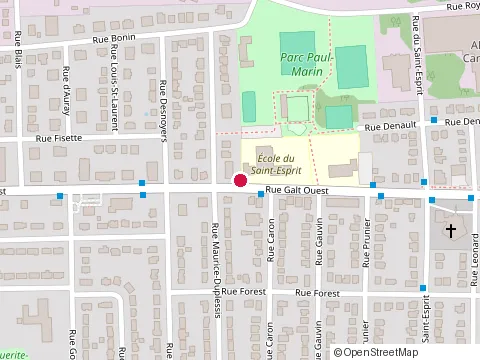 Location of New Horizons at Galt Street W. 2365, Sherbrooke