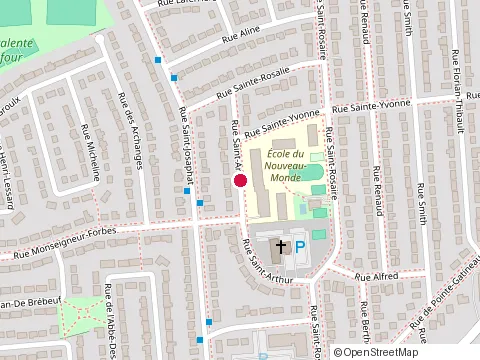 Location of New World Elementary School at 25 Rue Saint-Arthur, Gatineau
