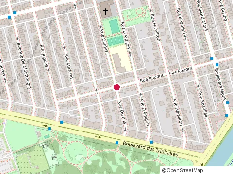 Location of Nexbits Renovation at 2725 Rue Raudot, Montréal