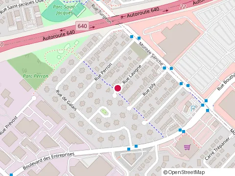 Location of Nicole Heroux at 10 Rue Lavigne, Boisbriand