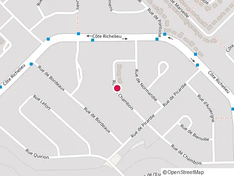 Location of Nicole Tardif Hypnothérapeute at 3155 Rue de Chambois, Trois-Rivières
