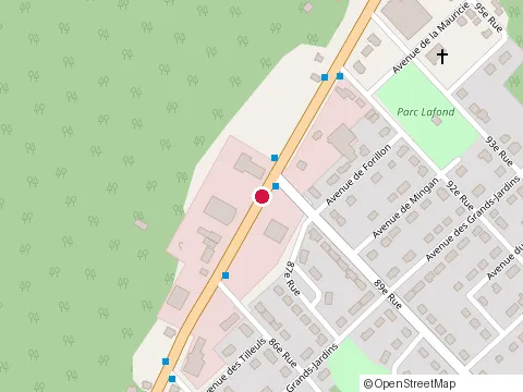 Location of Nissan Shawinigan at 8800 Boulevard des Hêtres, Shawinigan
