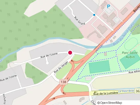 Location of Niveautech Construction at 2 Rue de l'Usine, Baie-Saint-Paul