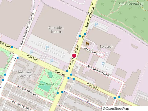 Location of Nj Construction at 2407 Rue de Ville-Marie, Montréal