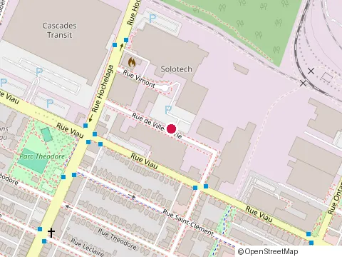Location of Nj Construction at Rue de Ville Marie 2407, Montréal