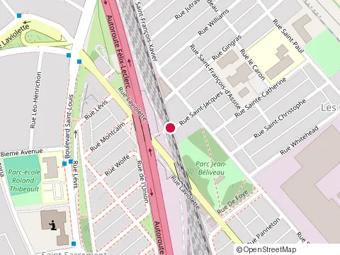 Location of Njs Auto at 873 Rue St-Jacques, Trois-Rivières