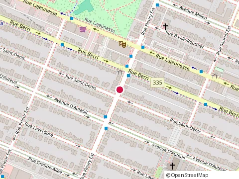 Location of Nm Spa Beauté at 366 Rue Fleury O, Montréal