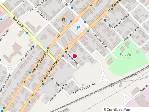 Location of Nobel Dent Ltee at 1902 avenue Saint-Marc, Shawinigan