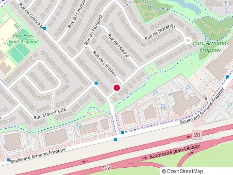 Location of Nobusname at 288 de Marseille, Sainte-Julie