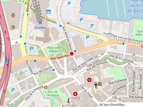 Location of Noémie Landreau - Hypnothérapeute - Pnl - Aroma at 329 Rue Saint-Paul, Québec