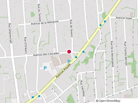 Location of Nolin Claude at 127 avenue des Cascades, Québec