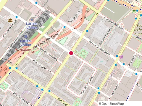 Location of Nora Gray at 1391 Rue Saint-Jacques, Montréal