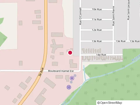 Location of Nord Action at 1832 14E Rue, Chibougamau
