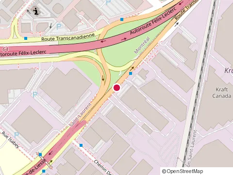 Location of Nordic Restaurant at 6015 chemin Cote de Liesse # G, Saint-Laurent