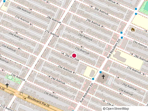 Location of Normand Bélanger Dd at 6563 26E Av, Montréal