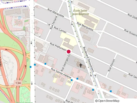 Location of Normand C Marcil at 618 Rue Prefontaine, Longueuil