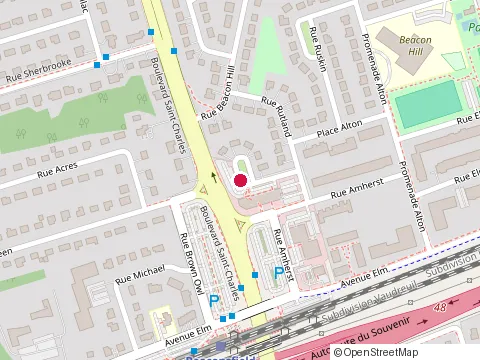 Location of Nouilles Etc at 6666 Sherbrooke St E, Montréal