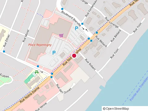 Location of Nova at 164 Rue Notre-Dame, Repentigny