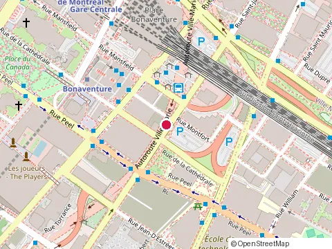 Location of Nova Mtl at Rue Saint-Jacques #1, Montréal