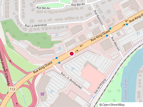 Location of Novaderma at 3200-A Rue King Ouest, Sherbrooke