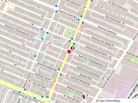 Location of Novak Painting Services at 700, Rue Jean-Talon O, Montréal