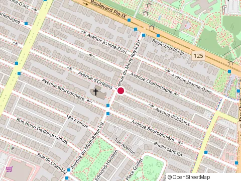Location of Novapro Assurance at 4305 Avenue d'Orléans, Montréal